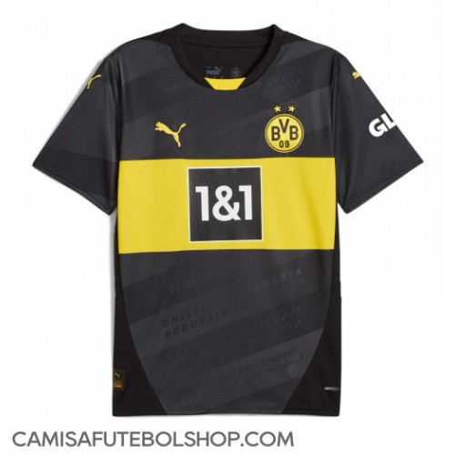 Camisa de time de futebol Borussia Dortmund Replicas 2º Equipamento 2024-25 Manga Curta